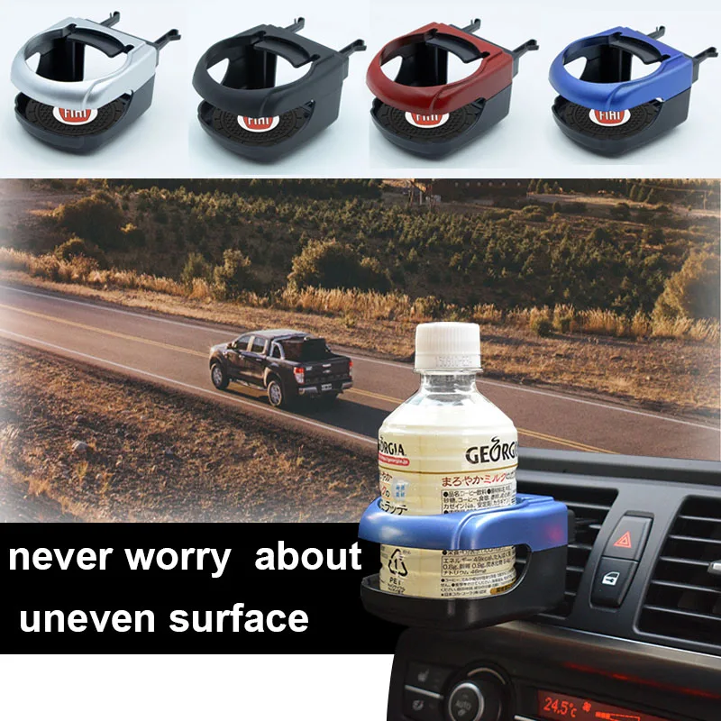 

1Pc Water Cup Drink Holders Car Air Outlet Beverage Rack Door Mount Bottle Stands For Fiat Ducato Abarth Tipo Panda Bravo Doblo