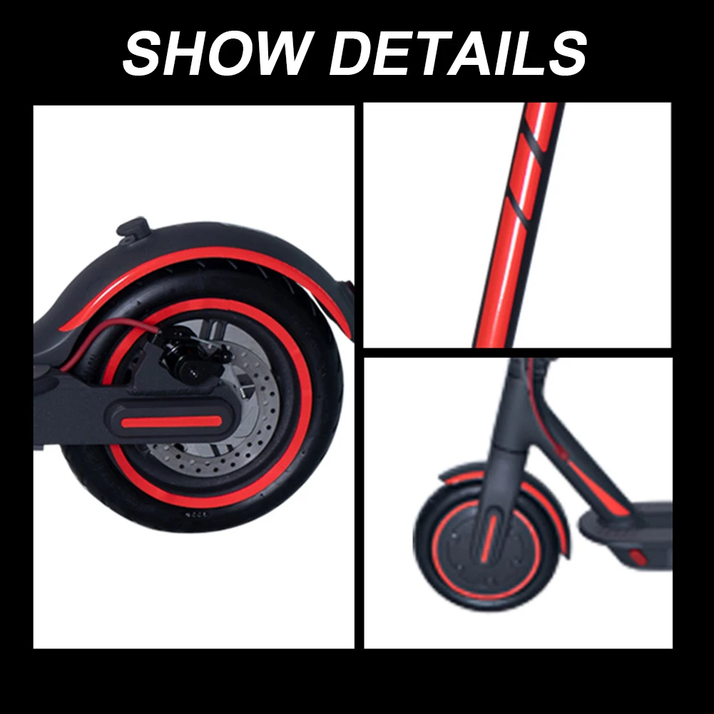 

Scooter Reflective Sticker Reflect Light Tags Paster Decals Night Warning Sticker For Xiaomi M365/Pro Scooter Parts