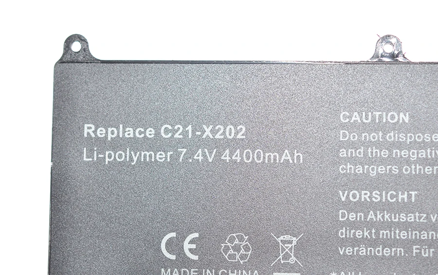 Golooloo C21-X202 Аккумулятор для ноутбука Asus VivoBook S200 S200E X201 X201E X202 X202E S200E-CT209H S200E-CT182H S200E-CT1 7,4 V