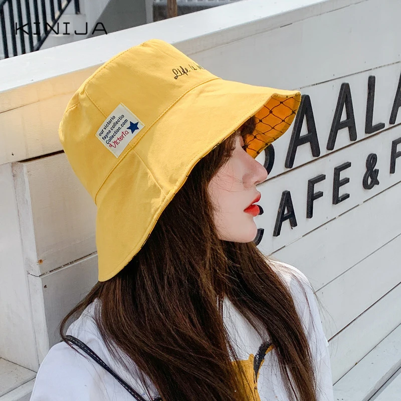 Двойной вышитый рыбацкий головной убор с буквенным принтом защита от