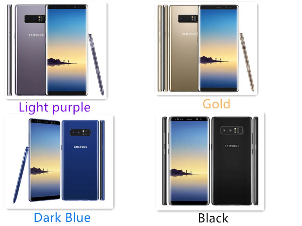 Разблокированный samsung Galaxy Note8 N950FD две sim-карты NFC две задние камеры Восьмиядерный 6,3 дюймов 6 ГБ ОЗУ 64 Гб ПЗУ отпечаток пальца samsung Pay