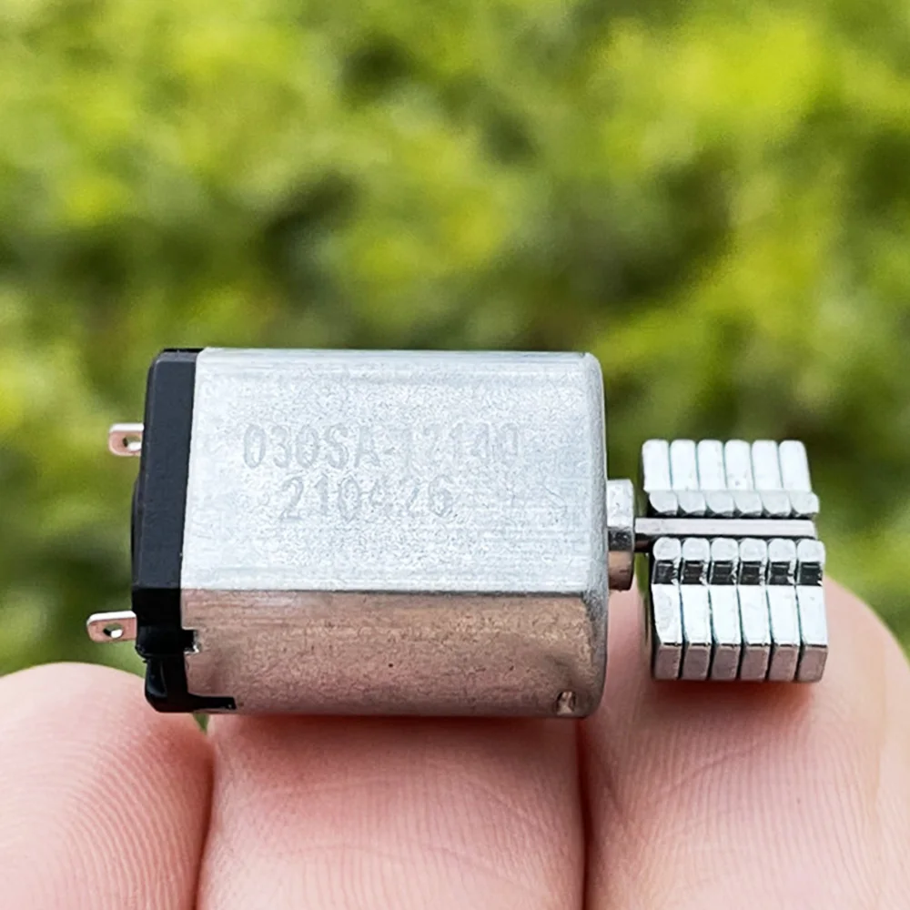 030 двигатель постоянного тока 3 в 3,7 в микро 030SA-12140 вибратор с мотором для мини-салона красоты Массажная палка с серебряным эксцентриковым вибратором