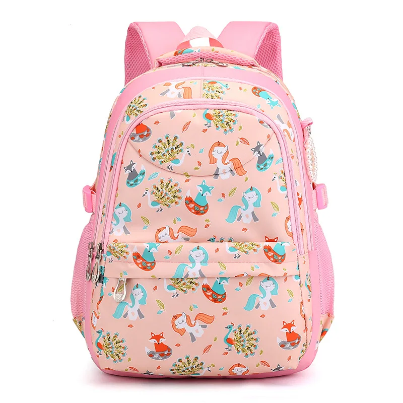 "Школьные ранцы для девочек 2022, детский рюкзак с мультяшным принтом, милый школьный портфель для учеников начальной школы, водонепроницаема..."