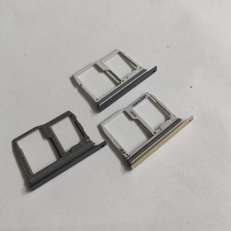 

Dual Micro Sim Card Tray Holder For Lg Q8 V20mini H970 V34 X800 Micro SD Reader Sim Card Slot Replacement Repair Parts