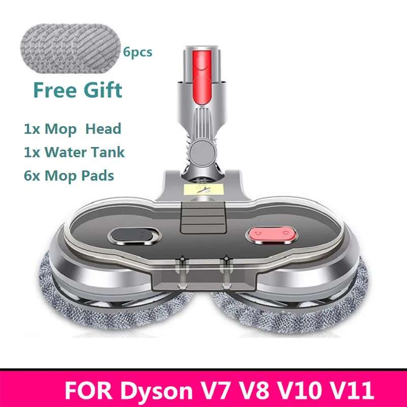 

Сменные детали для Dyson V7 V8 V10 V11, электрическая Влажная и сухая уборка, с резервуаром для воды, насадка на швабру