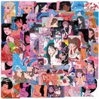 50 шт. Красивые стикеры для милой девушки аниме Otaku бонусы иллюстрация для телефона ноутбука чемодана чехла граффити стикеры наклейки
