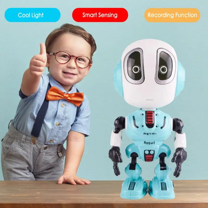 Говорящий игрушечный робот с записью для детей детские игрушки обучающие роботы