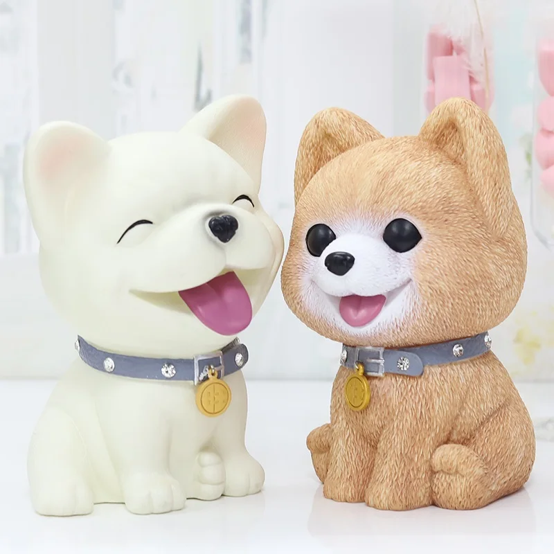 Милая копилка с животными безопасная собака Мультяшные креативные коробочки для