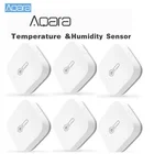 Новый Aqara умный датчик температуры и влажности Беспроводное дистанционное управление ZigBee Wifi подключение домашнее устройство