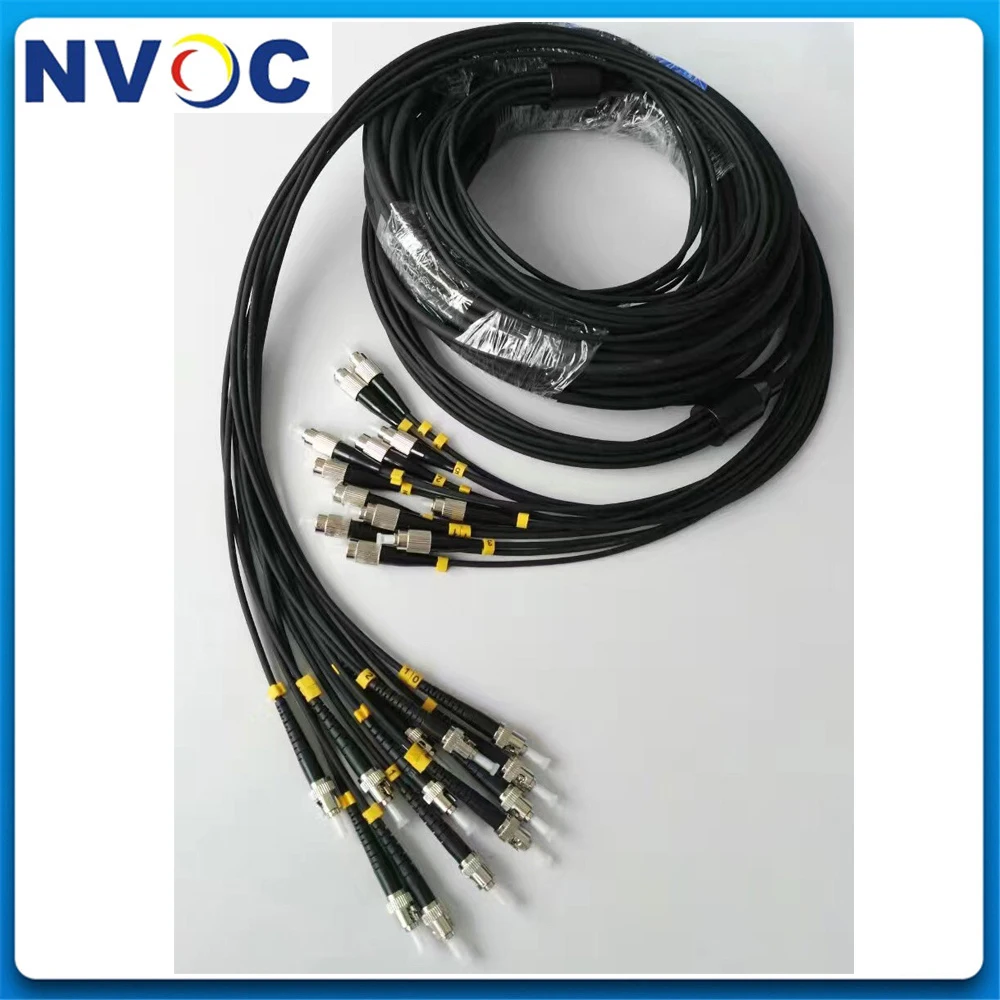 50/100/150 м 12C SM G652D 6 0 мм LC/UPC бронированного кабеля 12 ядер SC/FC/STUPC открытый DVI LC-LC