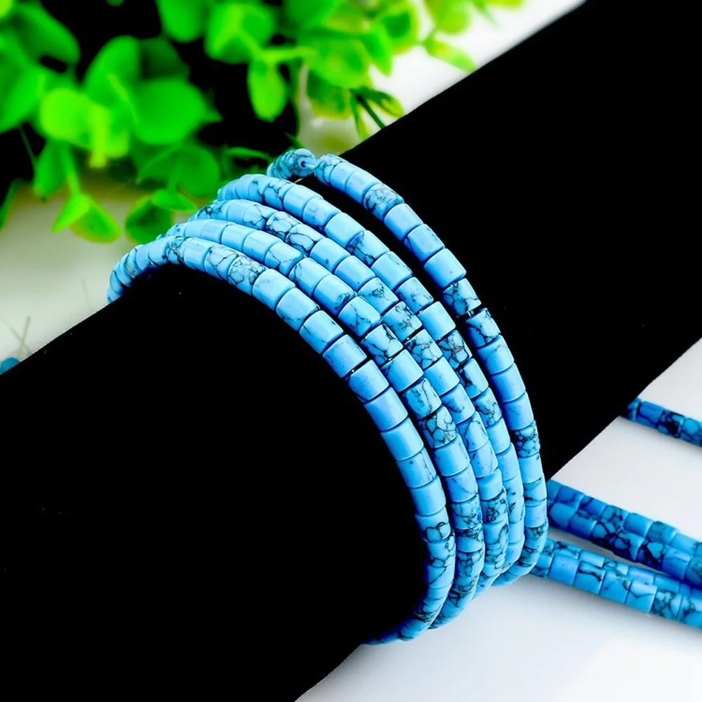 Натуральные черные бусины диаметром 4 мм цилиндрические россыпью небольшие для