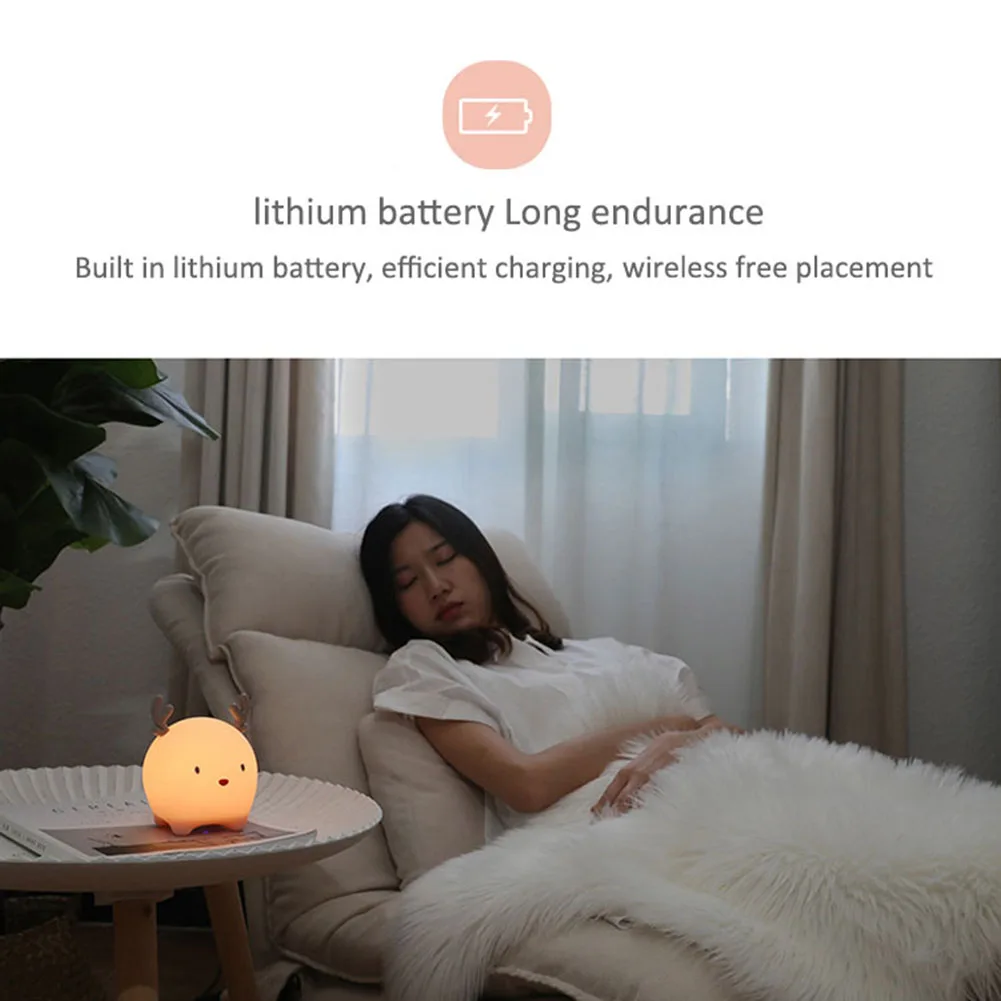 

NEW USB Menglu Night Light Three Block Dimming Timing Multi-color Light Safe Suitable For Pregnant Women And Babies