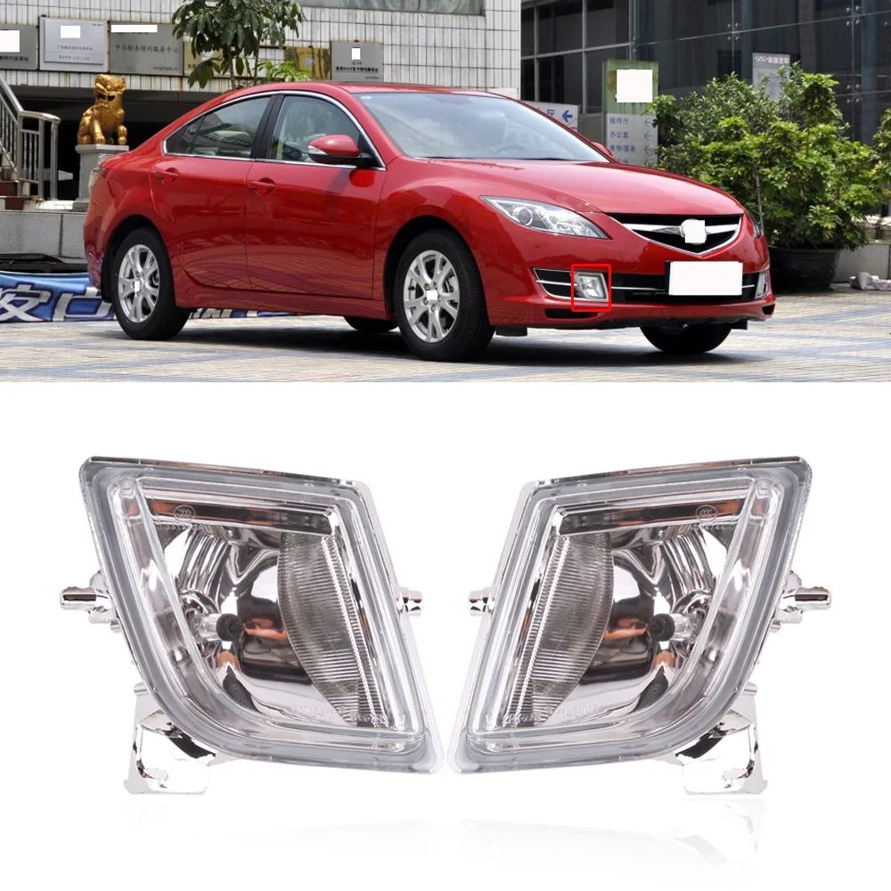 CAPQX для Mazda 6 Mazda 6 GH 2009 2010 2011 2012 передний бампер противотуманный светильник противотуманная фара GV7D-51-680/GV7D-51-690