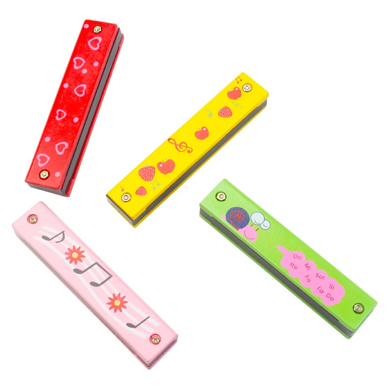 Образовательные музыкальные игрушки детская гармоника с 16 отверстиями