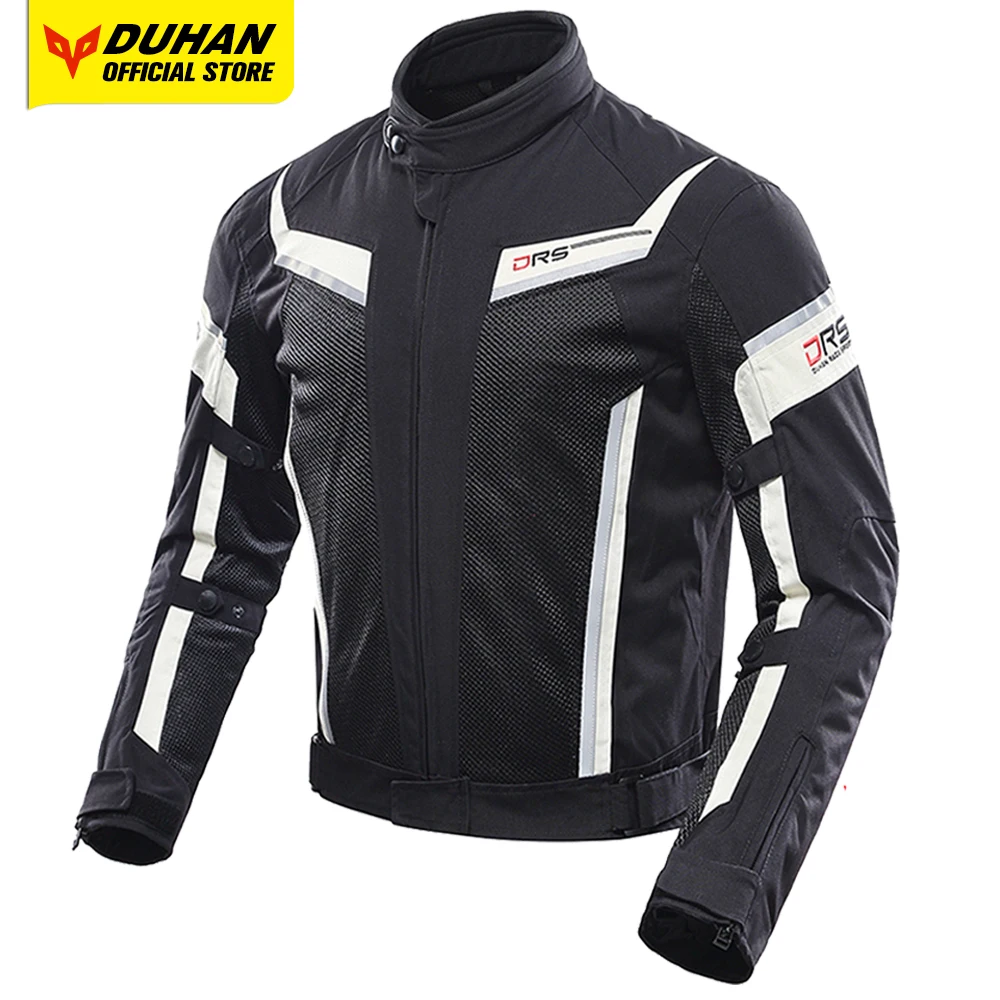 

DUHAN, мотоциклетная куртка Для мужчин Moto для верховой езды куртка дышащая Велоспорт костюм налокотник Мотокросс противоударный Jaqueta Motoqueiro