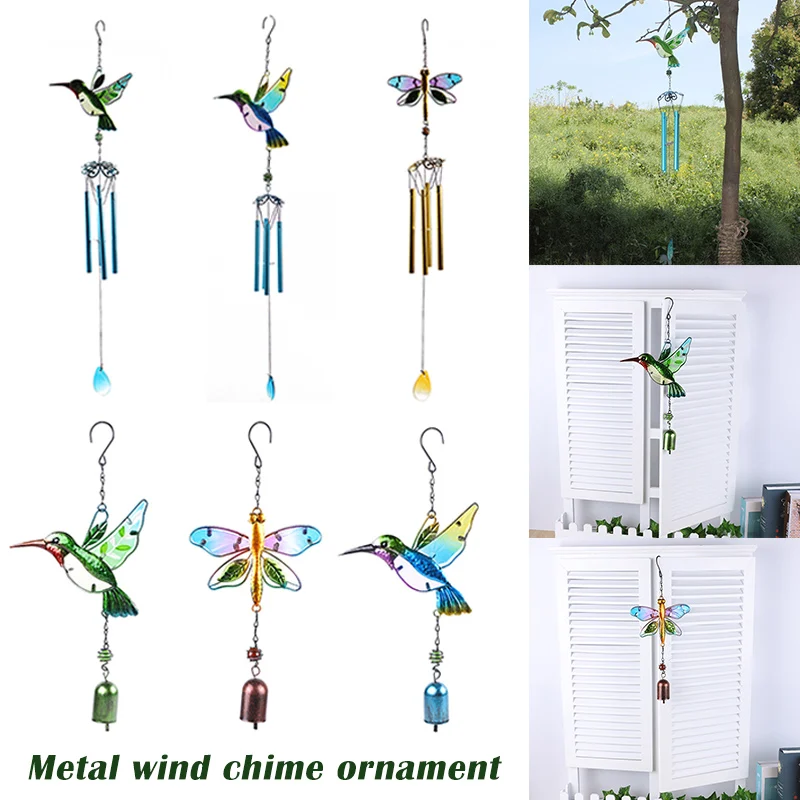 

Hummingbird Wind Chimes Bells Ornaments Wind Chimes Gifts Courtyard Garden Home Decorations BDF99
