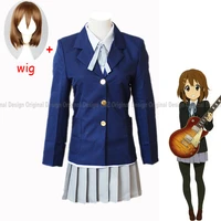 anime k on hirasawa yui cosplay girl school uniforms costumes hirasawa yui rozen maiden souseiseki cosplay wig