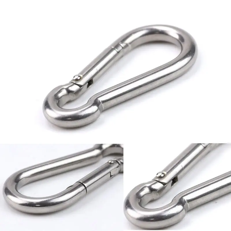 4 Pcs Carabiner Clip Spring Snap Rope Connector Hooks Heavy Duty Durable Swing Dropshipping | Обустройство дома