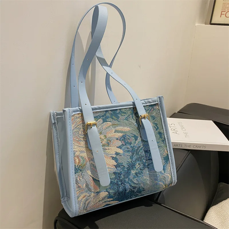 

Женские модные сумки на плечо, вместительные женские сумки, Высококачественная плетеная корзина для проверки, сумки-тоуты, повседневные су...