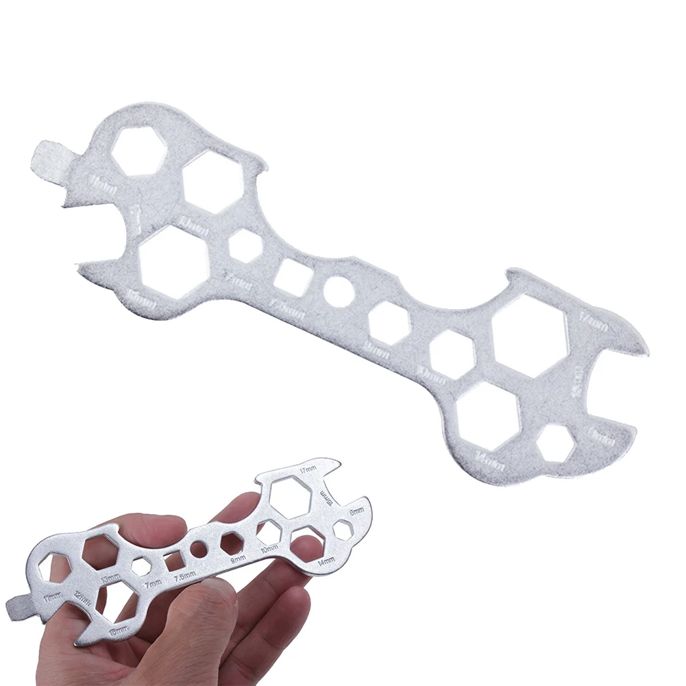 

1 Pc Bike Repair Wrench Carbon Steel Mmulti Purpose Bike Cycle Wrench Spanner Multi Function Repair Hex Tool