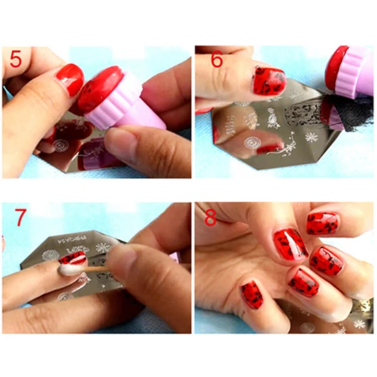 2019 10 Новый дизайн DIY Художественный штамп с изображением для ногтей пластины