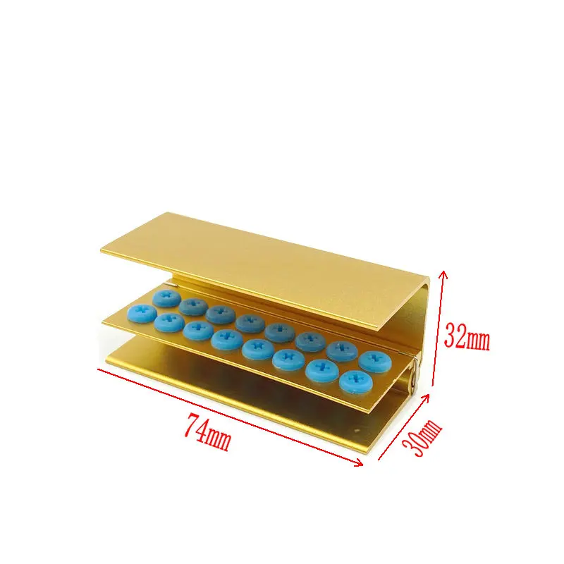 3 шт. держатель для зубных боров с 16 отверстиями корпус высокоскоростных и