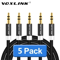 voxlink audio cable jack 3 5 mm speaker line aux cable for iphone 6 samsung galaxy s8 car headphone xiaomi redmi 4x audio jack