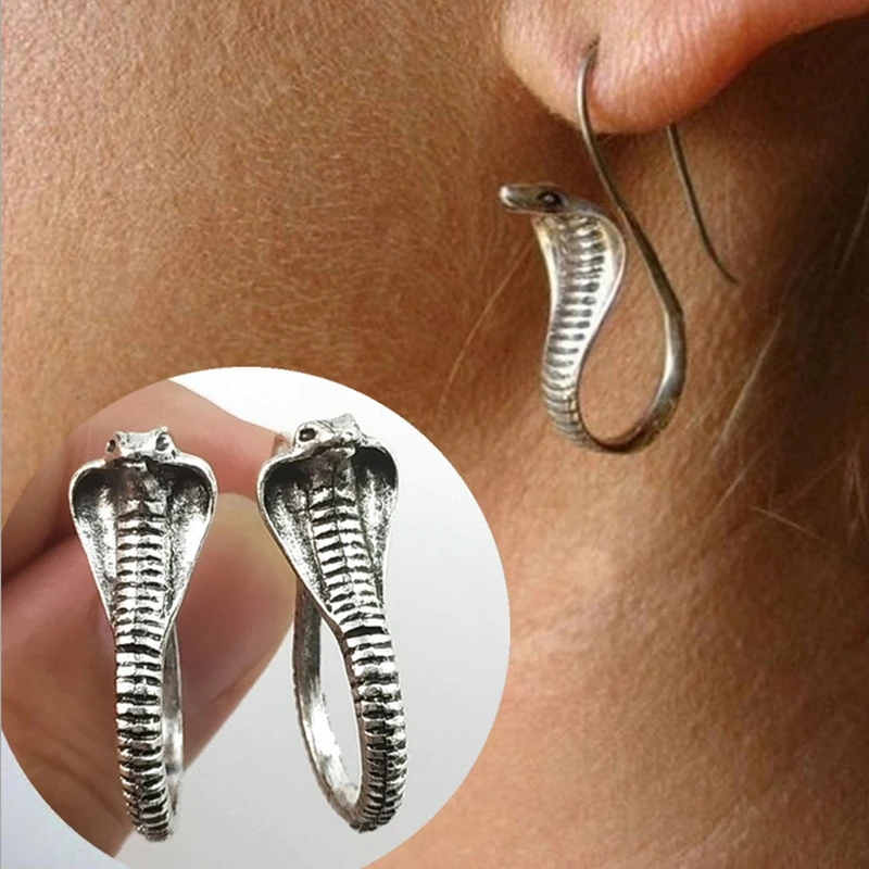 Женские египетские серьги Кобра змея Египетские украшения модные ювелирные для