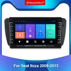 Автомобильное радио, мультимедийный видеоплеер, 16 ГБ ROM, IPS, Android, для Seat Ibiza 6j 2009-2013, GPS-навигация, Авторадио, Wi-Fi, No 2Din, DVD