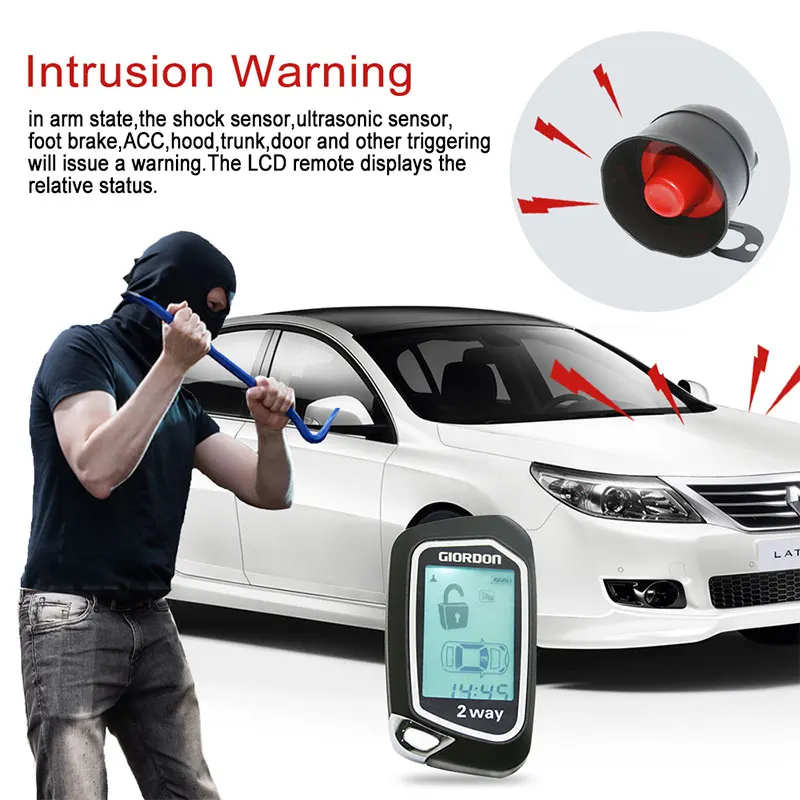 Автомобильная сигнализация с дистанционным запуском система сигнализации Starline