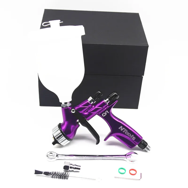 Новый пистолет распылитель для краски автомобиля 1 3 мм HVLP Аэрограф на водной