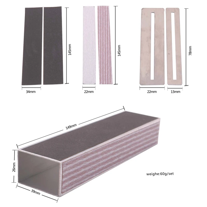 

Guitar Fingerboard Guard Protector Fret Leveling Sanding Beam with Sandpaper,Musical Instrument Luthier Tools