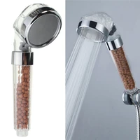 3 function adjustable jetting shower head bathroom water therapy shower spa shower head water rainfall shower filter head spray