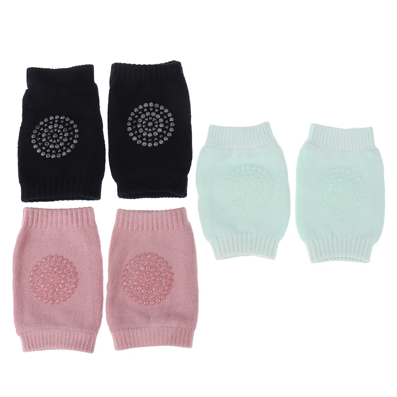 

1Pair Soft Anti-slip Safety Cotton Crawling Elbow Cushion Knee Pad Semi-combed Baby Infant Born Toddler Kids
