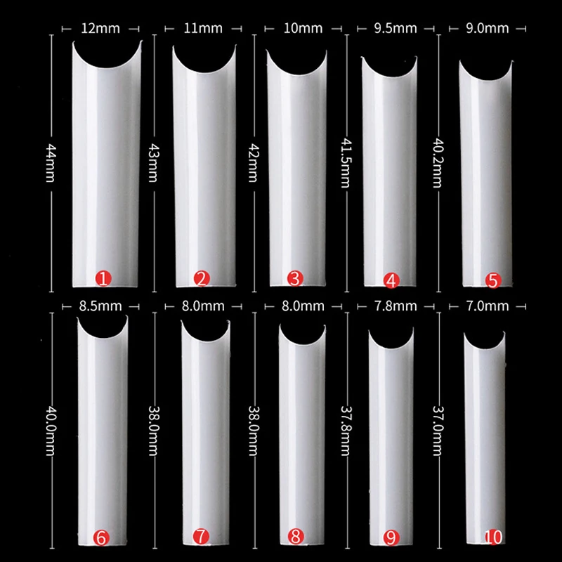 

Salon False Nail Tip Half Cover Artificial Nails