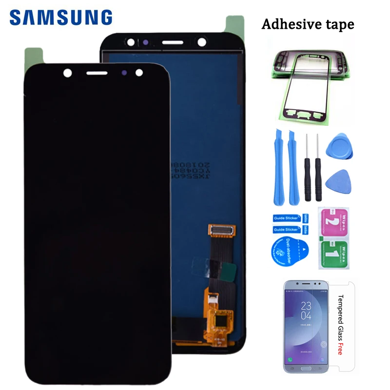 Для SAMSUNG Galaxy A6 2018 A600 ЖК дисплей кодирующий преобразователь сенсорного экрана в