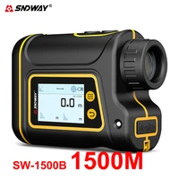 sndway range finder for hunting golf laser rangefinder 6001500m golf distance meter hunting telemeter roulette with flag lock