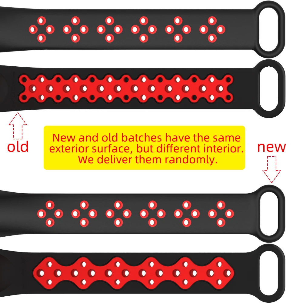 

Silicone sports band for xiaomi mi band 3, strap for xiaomi mi band 5 mi smart watch band band 2