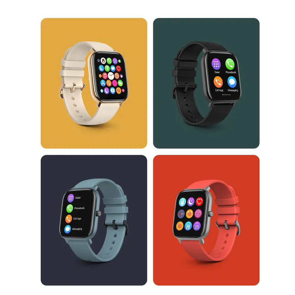 

[ bluetooth Calling ] Bakeey GTS Smartwatch 2021 1.68 Inch Full Touch Screen Breathe Training Heart Rate Monitor Smart Watch