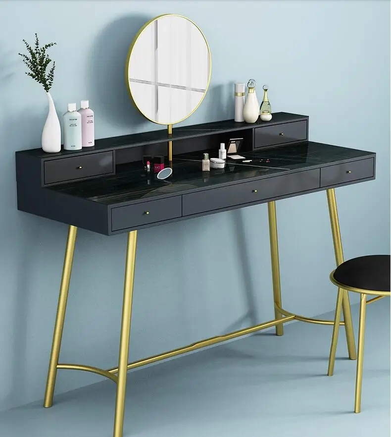 

Многофункциональный Железный художественный деревянный туалетный столик в европейском стиле для маленькой квартиры, художественный маки...