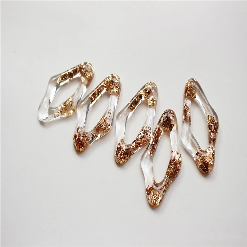 Новый стиль 40 шт./лот блестящее украшение геометрия неправильной формы ромб