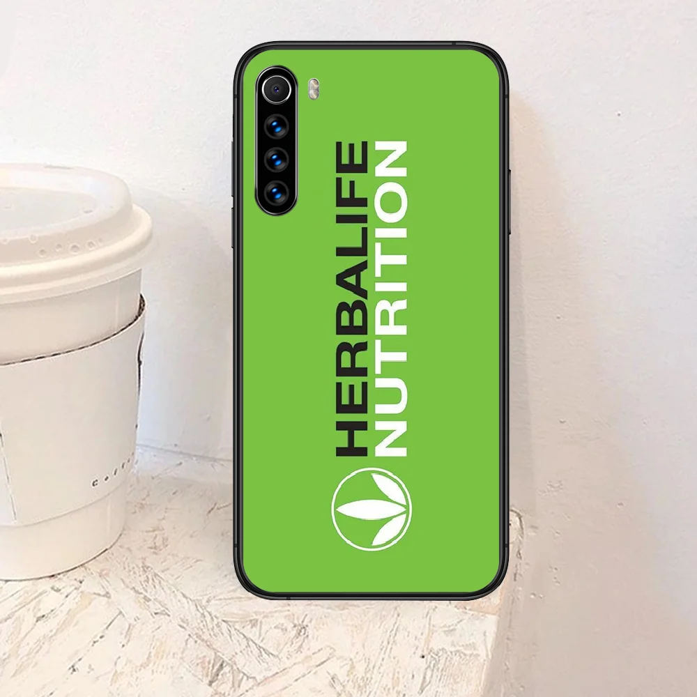 

Black and green Herbalife Luxury Phone Case For Xiaomi Redmi Note 7 8 8T 9 9S 4X 7 7A 9A K30 Pro Ultra black Cell Trend Prime
