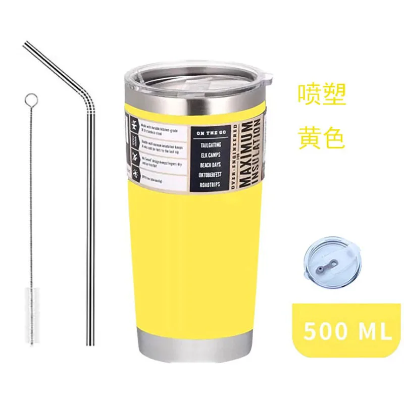 

Hot Sale Stainless Steel Thermal Mug Color Spray Vacuum Thermo Flask Home Offiice Mugs Travle Car Tea Water Bottle Drinkware Cup