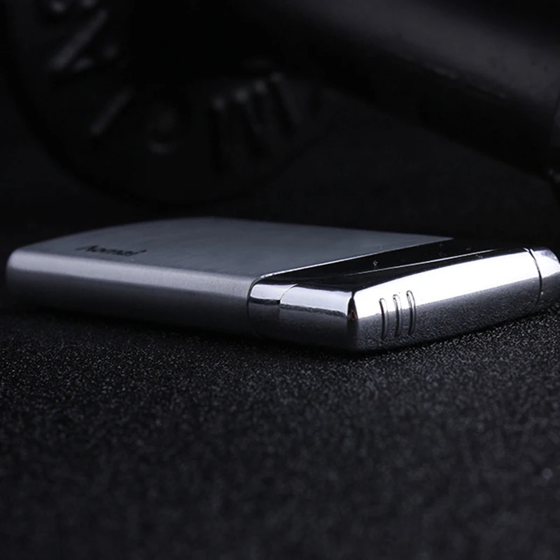 Металлическая ультратонкая струйная зажигалка турбо Бутановая Зажигалка для