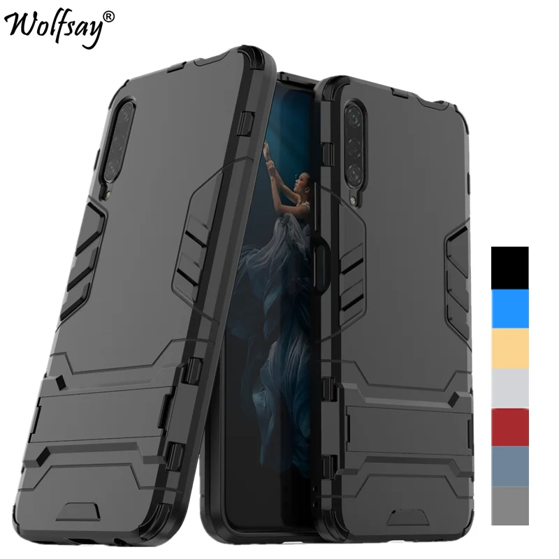 

For Cover Huawei Y9S Case 6.59 inch Shockproof Hybrid Stand Silicone Armor Case For Huawei Y9S Cover Huawei Y9S Y9 S 2020 Case