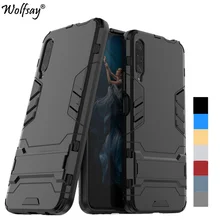 For Cover Huawei Y9S Case 6.59 inch Shockproof Hybrid Stand Silicone Armor Case For Huawei Y9S Cover Huawei Y9S Y9 S 2020 Case