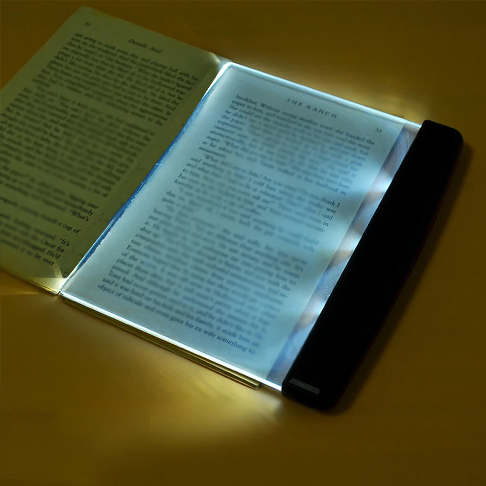 Новинка батарея Модная книга защита глаз ночное видение светильник для чтения беспроводной портативный светодиодный панель путешествия спальня книга ридер