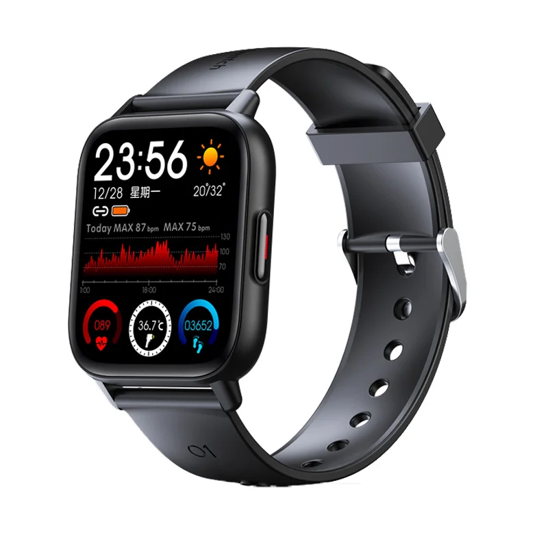 

2021 Smart Watch Men Women Body Temperature Heart Rate Monitor Waterproof Sports Smartwatch DIY Dials Clock For IOS Android P8