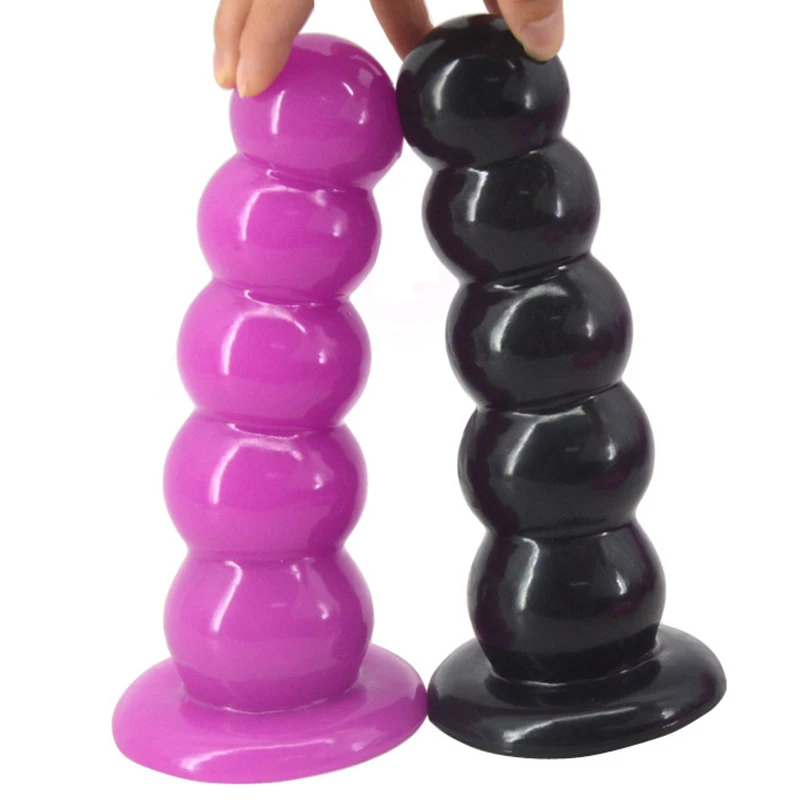 Силиконовый анальный фаллоимитатор мастурбатор Анальная пробка шарик секс