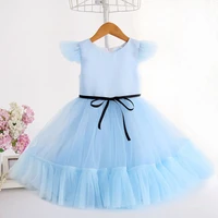 girls elegant and advanced 12m 6y toddler kids baby girls white dress summer ruffles lace bow princess dresses costumes clothes